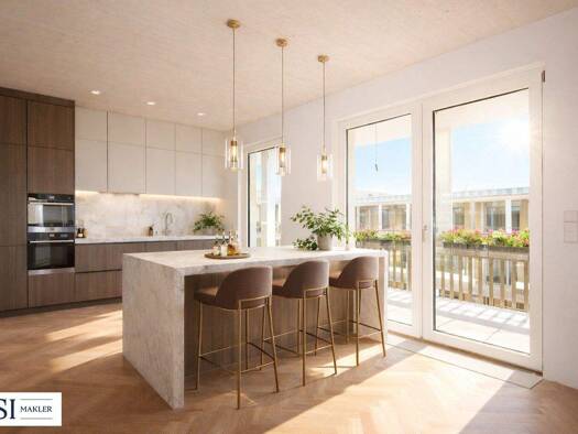 Wohnung zum Kauf - Erstbezug 1.078.000 € 4 Zimmer 99,8 m² 5. Geschoss Obere Donaustraße 23 Wien 1020