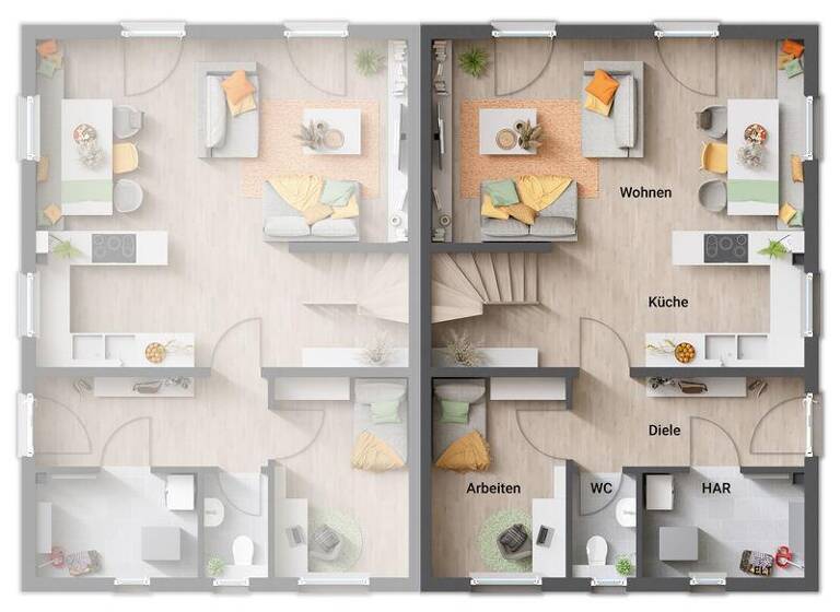 Doppelhaushälfte zum Kauf - Erstbezug 332.000 € 5 Zimmer 118 m² 388 m² Grundstück Walshausen 66484