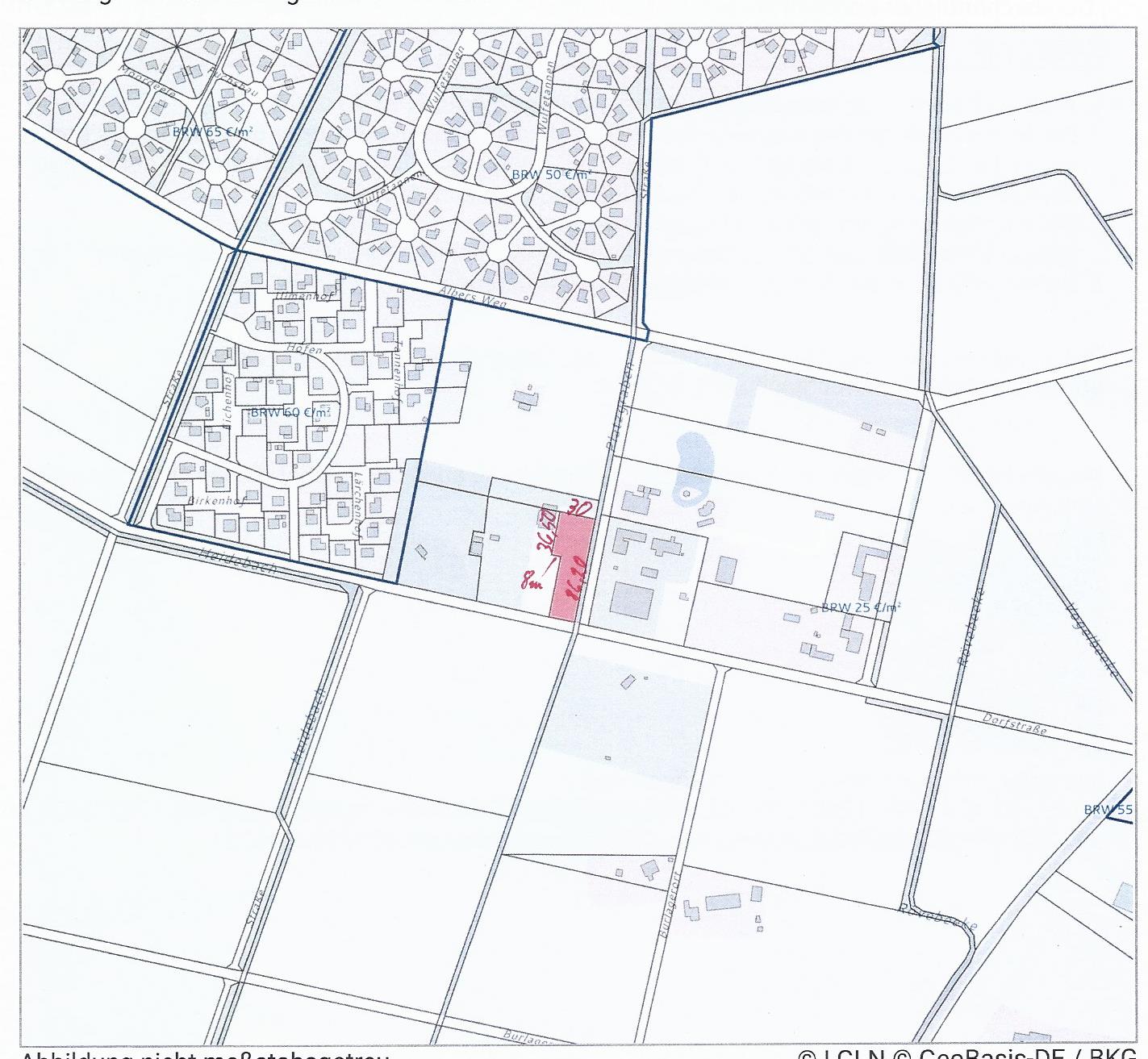 Grundstück zum Kauf als Kapitalanlage geeignet 2.195 m²<br/>Grundstück Heidekamp Rieste Rieste 49597