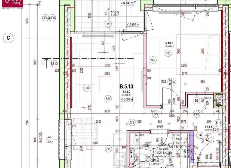 Wohnung zum Kauf 231.609 € 2 Zimmer 43,9 m² 6. Geschoss Bratislava 851 01