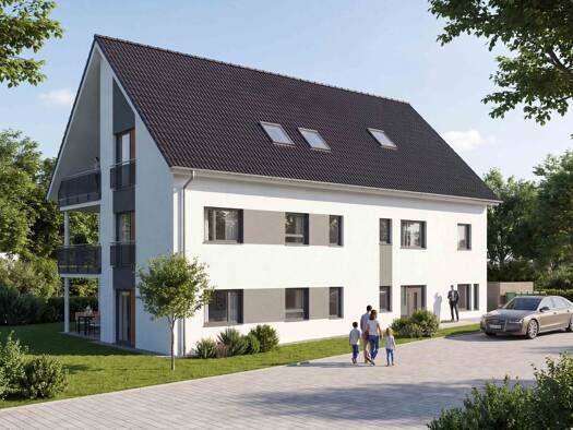 Terrassenwohnung zum Kauf - Erstbezug provisionsfrei 369.900 € 3,5 Zimmer 72,5 m² EG Laupheim Laupheim 88471