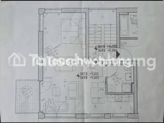 Terrassenwohnung zur Miete Tauschwohnung 590 € 2 Zimmer 50 m² 3. Geschoss Steinweg Regensburg 93059