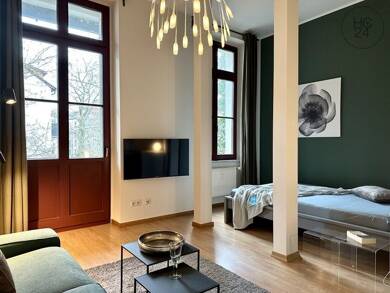 Wohnung zur Miete Wohnen auf Zeit 1.050 € 1 Zimmer 44 m² frei ab 01.08.2025 Zentrum-Nordwest Leipzig 04105