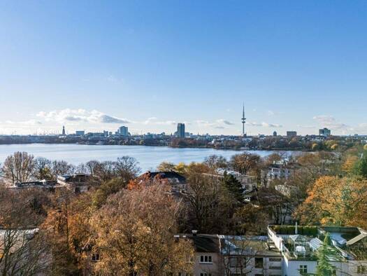 Penthouse zum Kauf 2.500.000 € 5,5 Zimmer 220,8 m² 4. Geschoss Uhlenhorst Hamburg 22085