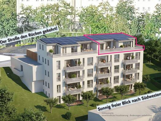 Wohnung zum Kauf - Neubau provisionsfrei 762.000 € 5 Zimmer 110,5 m² 4. Geschoss frei ab 31.12.2028 Achdorf Landshut 84036