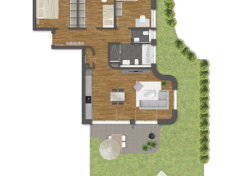 Wohnung zur Miete 1.550 € 4 Zimmer 93,8 m²<br/>Wohnfläche Müllheim Müllheim 79379