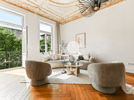 Wohnung zum Kauf 1.095.000 € 3 Zimmer 103 m² 3. Geschoss Harvestehude Hamburg 20144