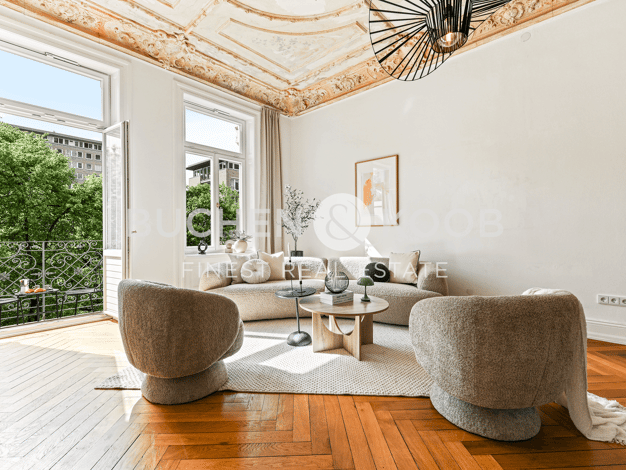 Wohnung zum Kauf 1.095.000 € 3 Zimmer 103 m² 3. Geschoss Harvestehude Eimsbüttel 20144