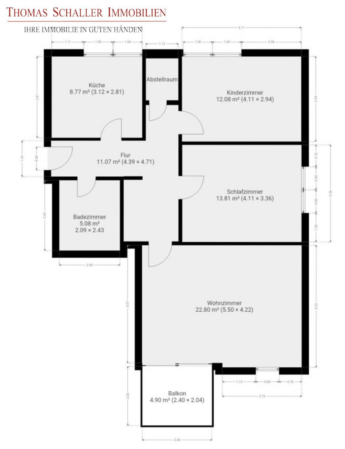 Wohnung zum Kauf 230.000 € 3 Zimmer 72,5 m²<br/>Wohnfläche 4.<br/>Geschoss Muggenhof Nürnberg 90429