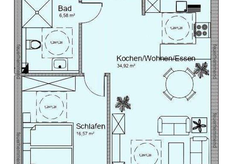 Wohnung zum Kauf 286.000 € 2 Zimmer 68,2 m² Werl-Aspe Bad Salzuflen-Werl-Aspe 32107
