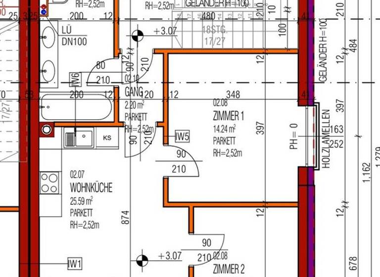 Wohnung zur Miete - Erstbezug 1.250 € 2 Zimmer 75 m² Florian-Ott-Gasse 3 Wien, Floridsdorf / Floridsdorf 1210