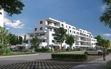 Wohnung zur Miete 1.368 € 3 Zimmer 109,4 m² 3. Geschoss frei ab sofort Erzgebirgstrasse 12/14 Niederndirf Waldkraiburg 84478