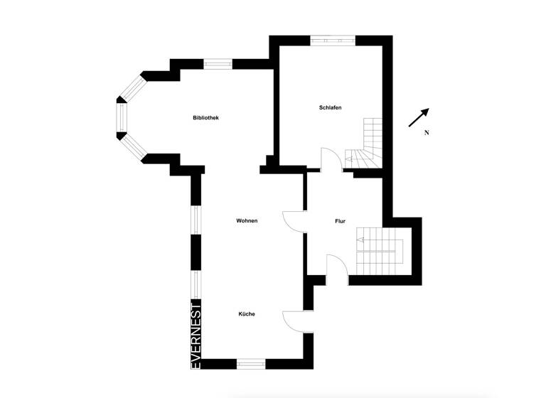 Maisonette zum Kauf 1.300.000 € 5 Zimmer 158 m²<br/>Wohnfläche 1.<br/>Geschoss Babelsberg Nord Potsdam 14482