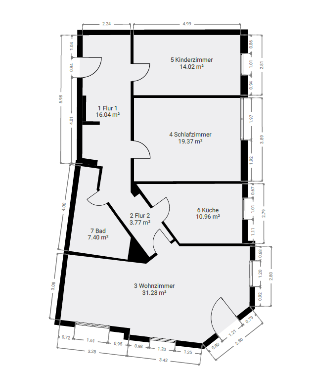 Terrassenwohnung zur Miete 1.100 € 3 Zimmer 1.<br/>Geschoss 01.02.2025<br/>Verfügbarkeit Schweizstraße 10 Großzschachwitz (Schweizstr.) Dresden 01259