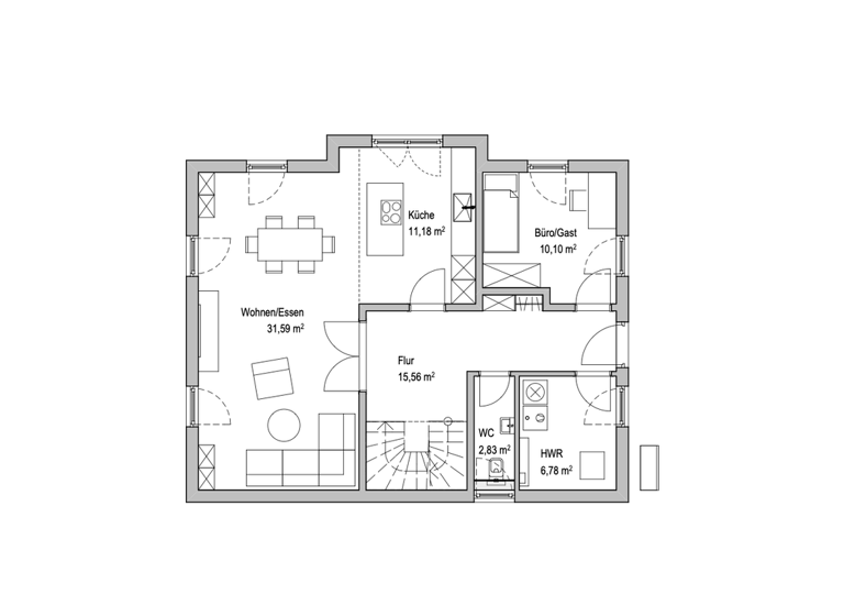 Einfamilienhaus zum Kauf - Erstbezug 999.000 € 6 Zimmer 157 m² 723 m² Grundstück Eisolzried Bergkirchen 85232