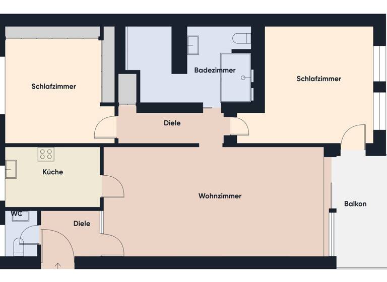 Wohnung zum Kauf 425.000 € 3 Zimmer 100,5 m²<br/>Wohnfläche 1.<br/>Geschoss Mitte Hannover 30175