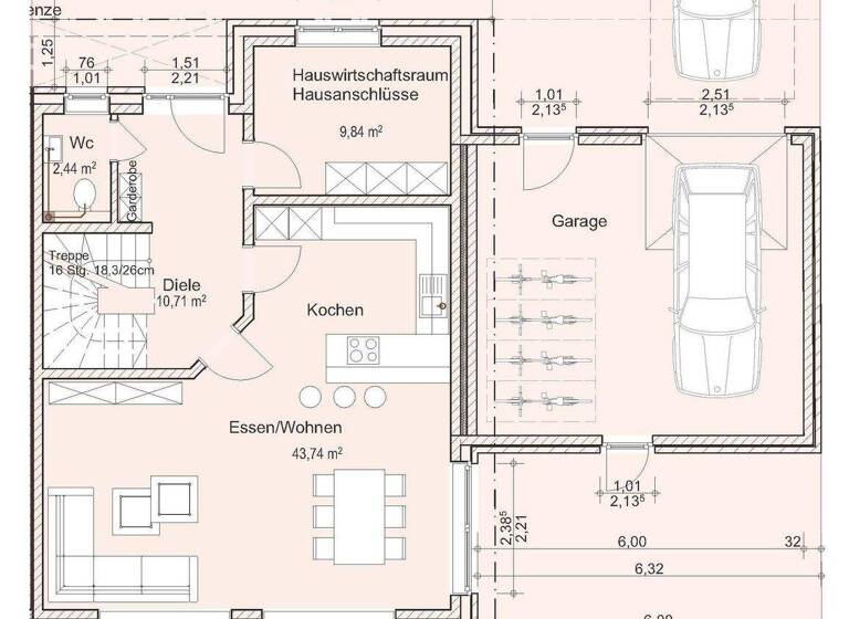Doppelhaushälfte zur Miete - Erstbezug 1.550 € 4 Zimmer 141 m² 305 m² Grundstück Suderwick Bocholt 46399