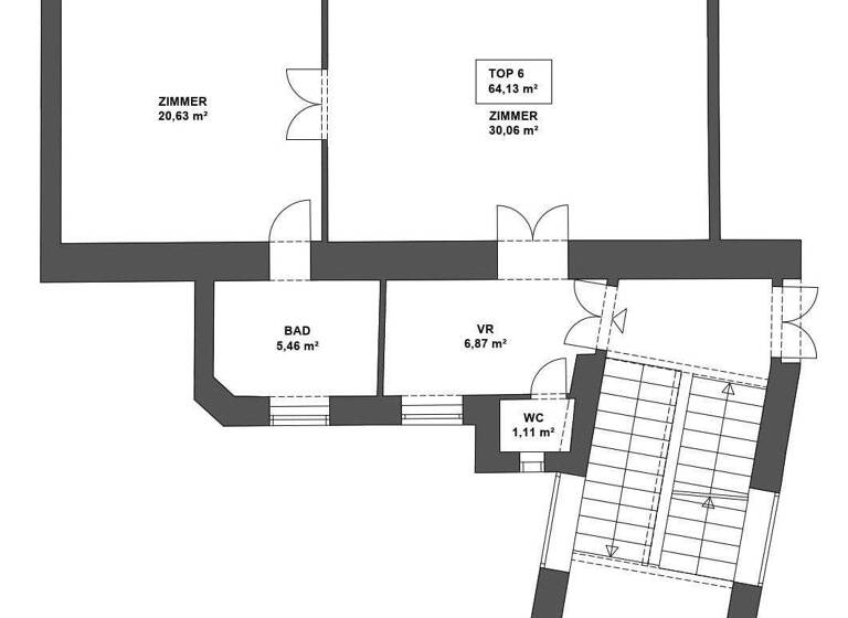 Wohnung zum Kauf 399.000 € 2 Zimmer 64,1 m² 1. Geschoss Schönbrunner Straße 60 Wien 1050