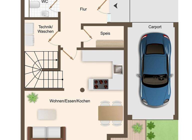 Doppelhaushälfte zum Kauf 499.000 € 5 Zimmer 140,5 m² 198,8 m² Grundstück Westerringen Langerringen 86853