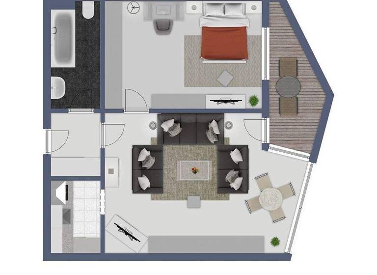 Studio zum Kauf 269.000 € 2 Zimmer 50 m² 3. Geschoss frei ab sofort Neue Bergstr. 4 Scharbeutz 23683