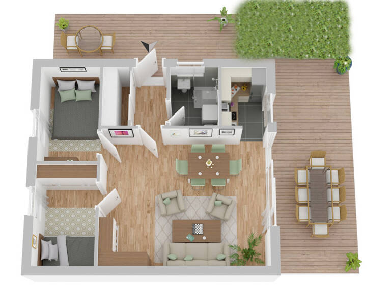 Haus zum Kauf 109.000 € 2 Zimmer 45 m² 536 m² Grundstück Neuland 4a Behrensdorf 24321