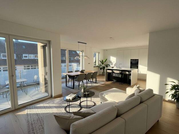 Wohnung zur Miete - Erstbezug 1.784 € 3 Zimmer 91 m² 1. Geschoss Flittard Köln / Flittard 51061