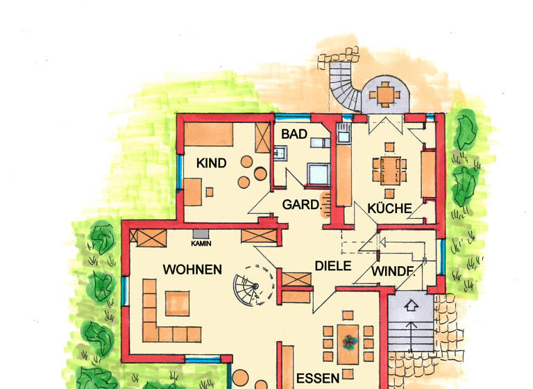 Villa zum Kauf 890.000 € 7 Zimmer 232 m²<br/>Wohnfläche 1.363 m²<br/>Grundstück Buxtehude Buxtehude 21614