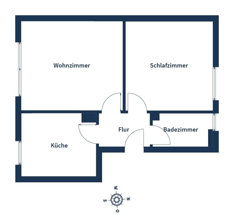 Wohnung zum Kauf 70.000 € 2 Zimmer 45 m²<br/>Wohnfläche 3.<br/>Geschoss Schwarze Heide Oberhausen 46149