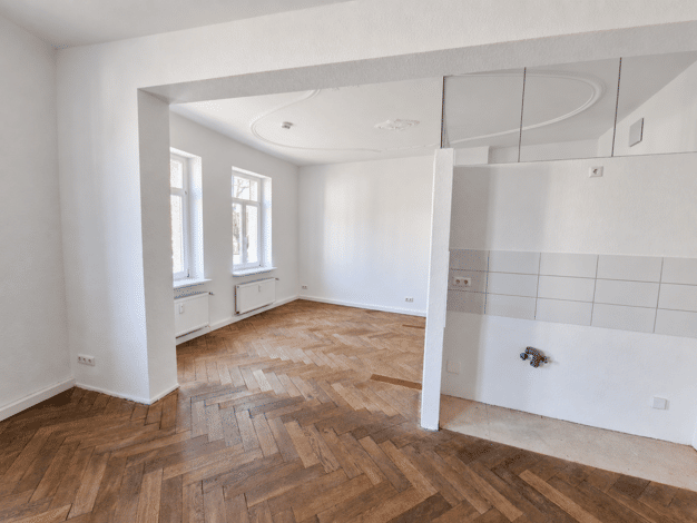 Wohnung zum Kauf provisionsfrei 126.900 € 1 Zimmer 44,2 m² 1. Geschoss Zschochersche Straße 2 a Lindenau Leipzig 04177