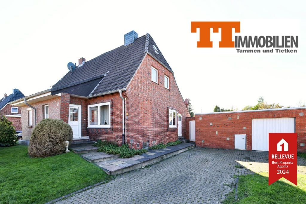 Doppelhaushälfte zum Kauf 169.000 € 4 Zimmer 80,2 m²<br/>Wohnfläche 707 m²<br/>Grundstück ab sofort<br/>Verfügbarkeit Fedderwardergroden Wilhelmshaven-Voslapp 26388