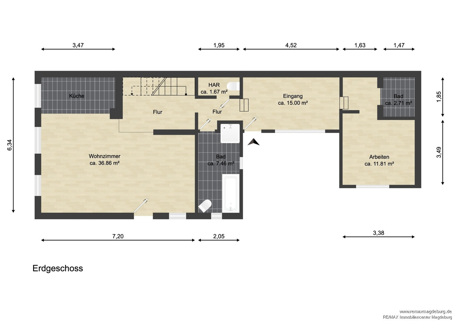 Doppelhaushälfte zum Kauf 295.000 € 4 Zimmer 118 m²<br/>Wohnfläche 416 m²<br/>Grundstück Wansleben am See Wansleben am See 06317