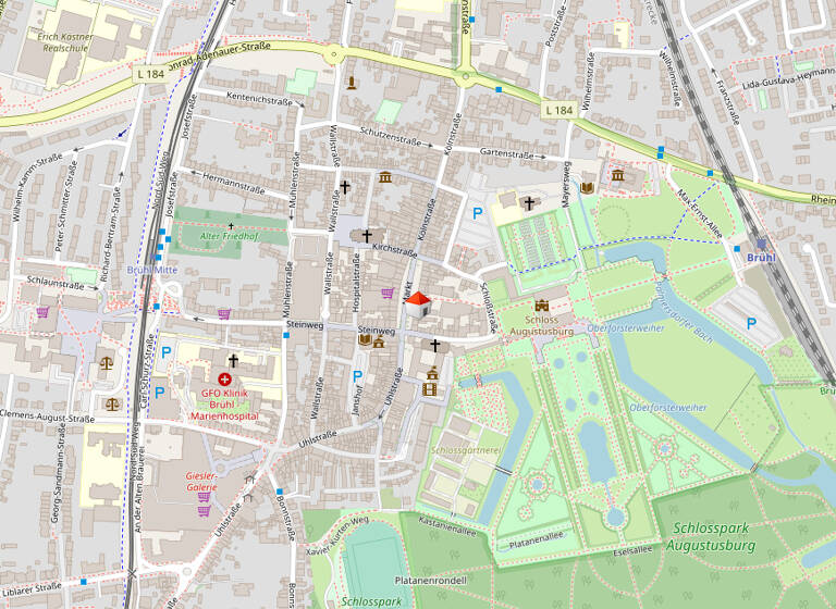 Bar/Café zur Miete 2.000 € 50 m² Gastrofläche Brühl 50321