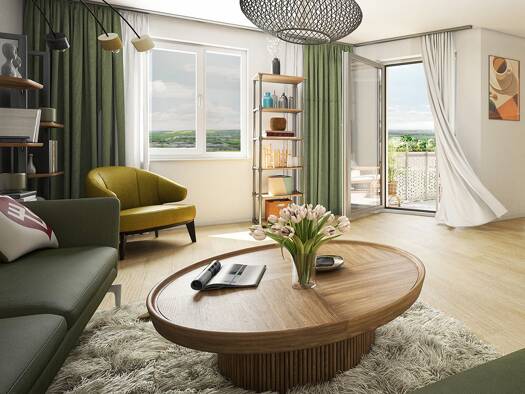 Wohnung zur Miete - Erstbezug 1.215 € 4 Zimmer 94,2 m² 3. Geschoss frei ab 01.01.2027 Europaplatz Gispersleben Erfurt 99091