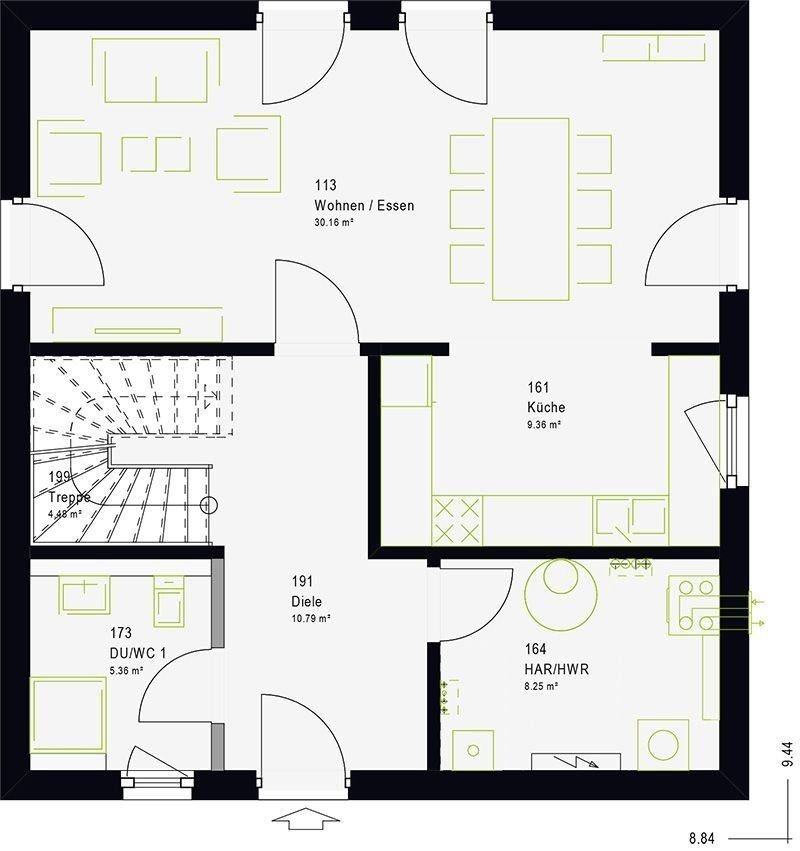 Einfamilienhaus zum Kauf provisionsfrei 469.890 € 4 Zimmer 135 m²<br/>Wohnfläche 610 m²<br/>Grundstück Korlingen 54317