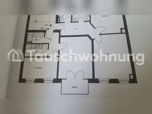 Wohnung zur Miete Tauschwohnung 570 € 2 Zimmer 50 m² 1. Geschoss Zentrum-Süd Leipzig 04107