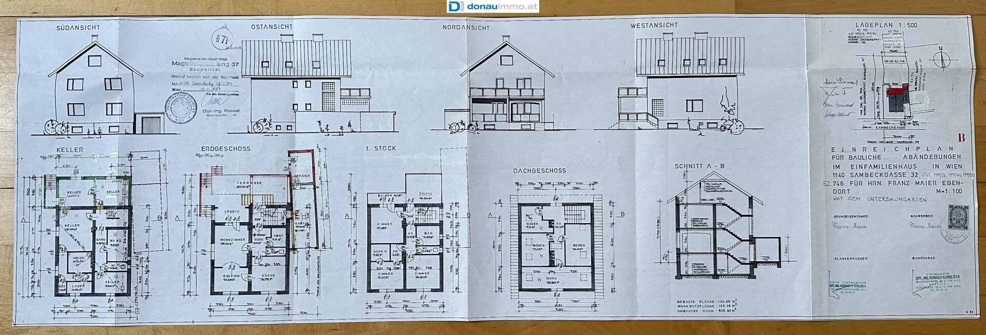 Einfamilienhaus zum Kauf 749.000 € 5 Zimmer 129,4 m²<br/>Wohnfläche 569 m²<br/>Grundstück Sambeckgasse 32 Wien 1140