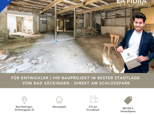 Mehrfamilienhaus zum Kauf 249.000 € 400 m² 273 m² Grundstück Schönaugasse 18 Bad Säckingen Bad Säckingen 79713