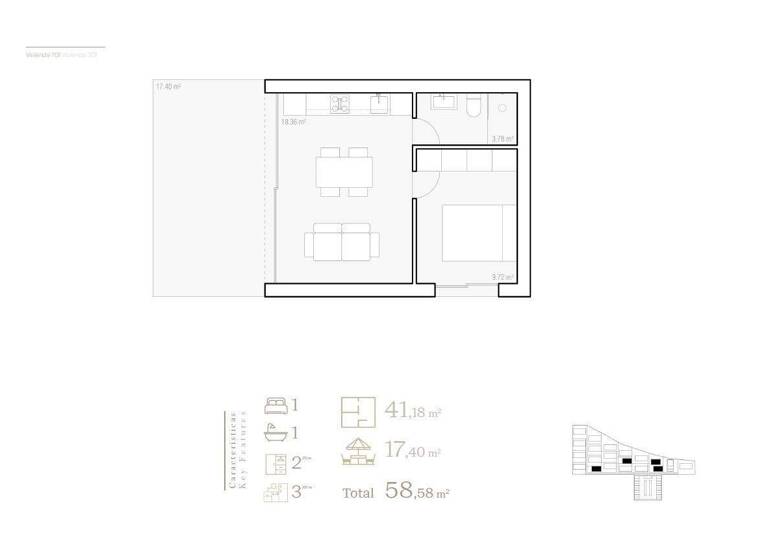 Haus zum Kauf provisionsfrei 207.900 € 2 Zimmer 41 m² 46 m² Grundstück Orquidea l'Alfas del Pi 03580