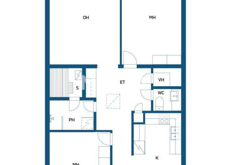 Reihenmittelhaus zum Kauf 84.900 € 3 Zimmer 82 m² 2.395 m² Grundstück Angervokuja 1 F Kouvola 45120