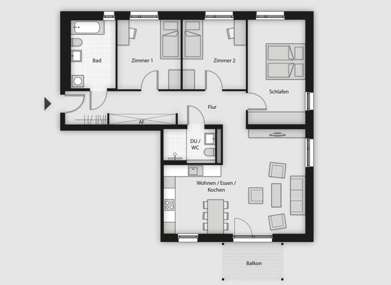 Wohnung zum Kauf 599.100 € 4 Zimmer 107 m²<br/>Wohnfläche 1.<br/>Geschoss St.-Franziskus-Straße 2 Eggolsheim Eggolsheim 91330