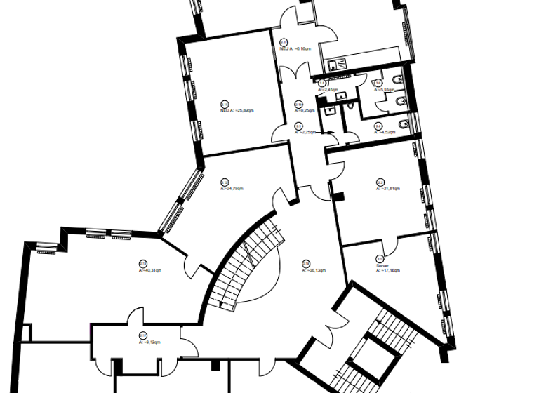 Bürofläche zur Miete provisionsfrei 3.990 € 352 m² Bürofläche Am Bach 1B Innenstadt Bielefeld 33602