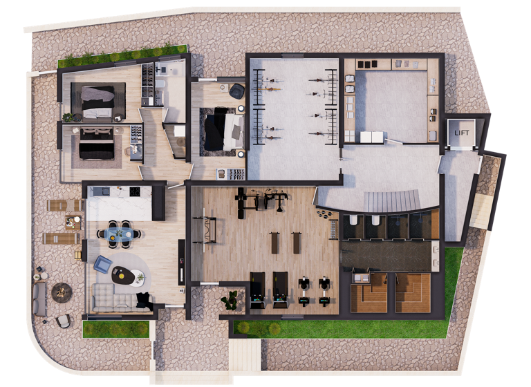 Wohnung zum Kauf 490.122 € 4 Zimmer 93,6 m² EG Okrug Donji 21223