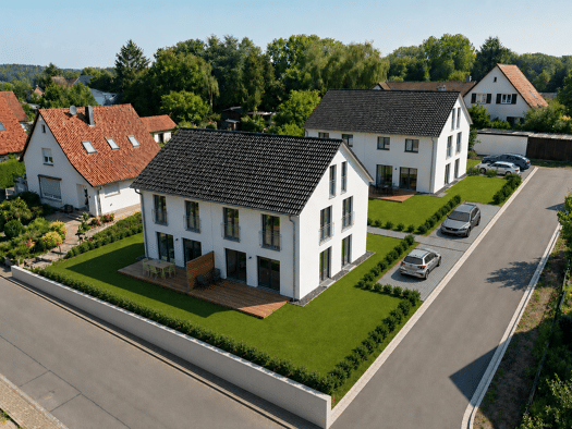 Doppelhaushälfte zum Kauf - Erstbezug provisionsfrei 687.000 € 5 Zimmer 140 m² 225 m² Grundstück Büchenbach Erlangen 91056