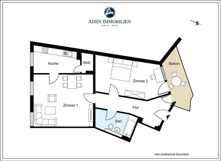 Wohnung zum Kauf provisionsfrei 299.900 € 2 Zimmer 68,2 m² 3. Geschoss Kietzer Str. 7 Köpenick Berlin 12555