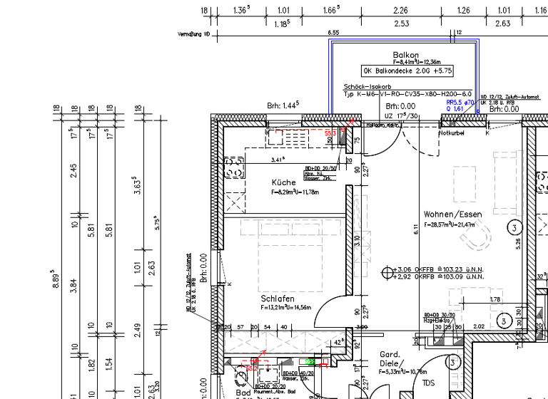 Wohnung zur Miete 884 € 2 Zimmer 68 m² 1. Geschoss Germersheim 76726