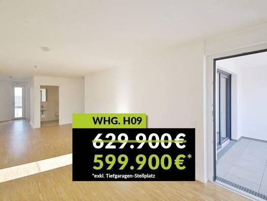 Wohnung zum Kauf provisionsfrei 599.900 € 3 Zimmer 106,8 m² Wolfartsweier Karlsruhe / Wolfartsweier 76228