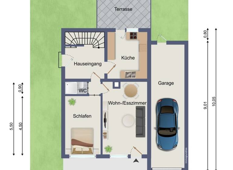 Einfamilienhaus zum Kauf 395.000 € 4,5 Zimmer 125 m² 296 m² Grundstück Gaggenau 76571