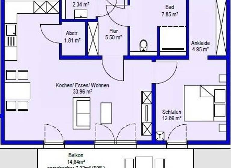 Wohnung zum Kauf - Neubau provisionsfrei 294.900 € 2 Zimmer 74,5 m²<br/>Wohnfläche 1.<br/>Geschoss 01.07.2026<br/>Verfügbarkeit Spenge Spenge 32139