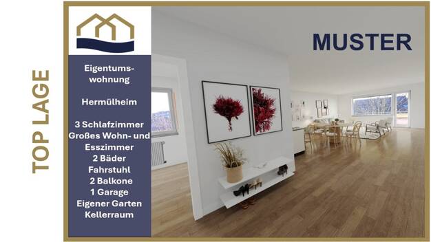Wohnung zum Kauf 299.000 € 4 Zimmer 95 m² Hermülheim Hürth 50354