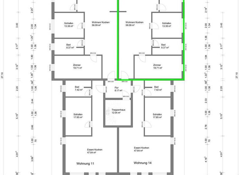 Wohnung zur Miete - Erstbezug 1.860 € 4 Zimmer 117,8 m² Bad Doberan 18209